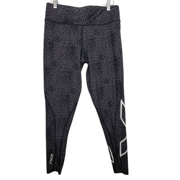 No Brand No Size No Fabric Tag Black & White  Legging Refer To Measurements - Picture 1 of 6